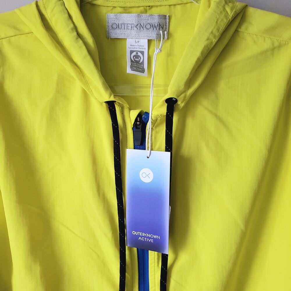 OuterKnown Evolution Zip Hood Jacket Yellow S Win… - image 2